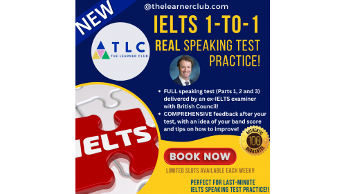 IELTS 1-to-1 Speaking Test (Authentic Full-Test Practice!)