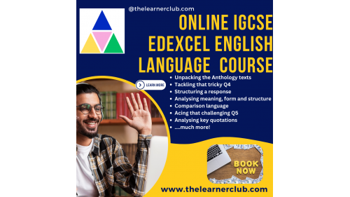 IGCSE Edexcel English (Private class for Shah)