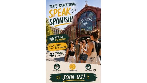 Explore Market and get a Spanish lesson